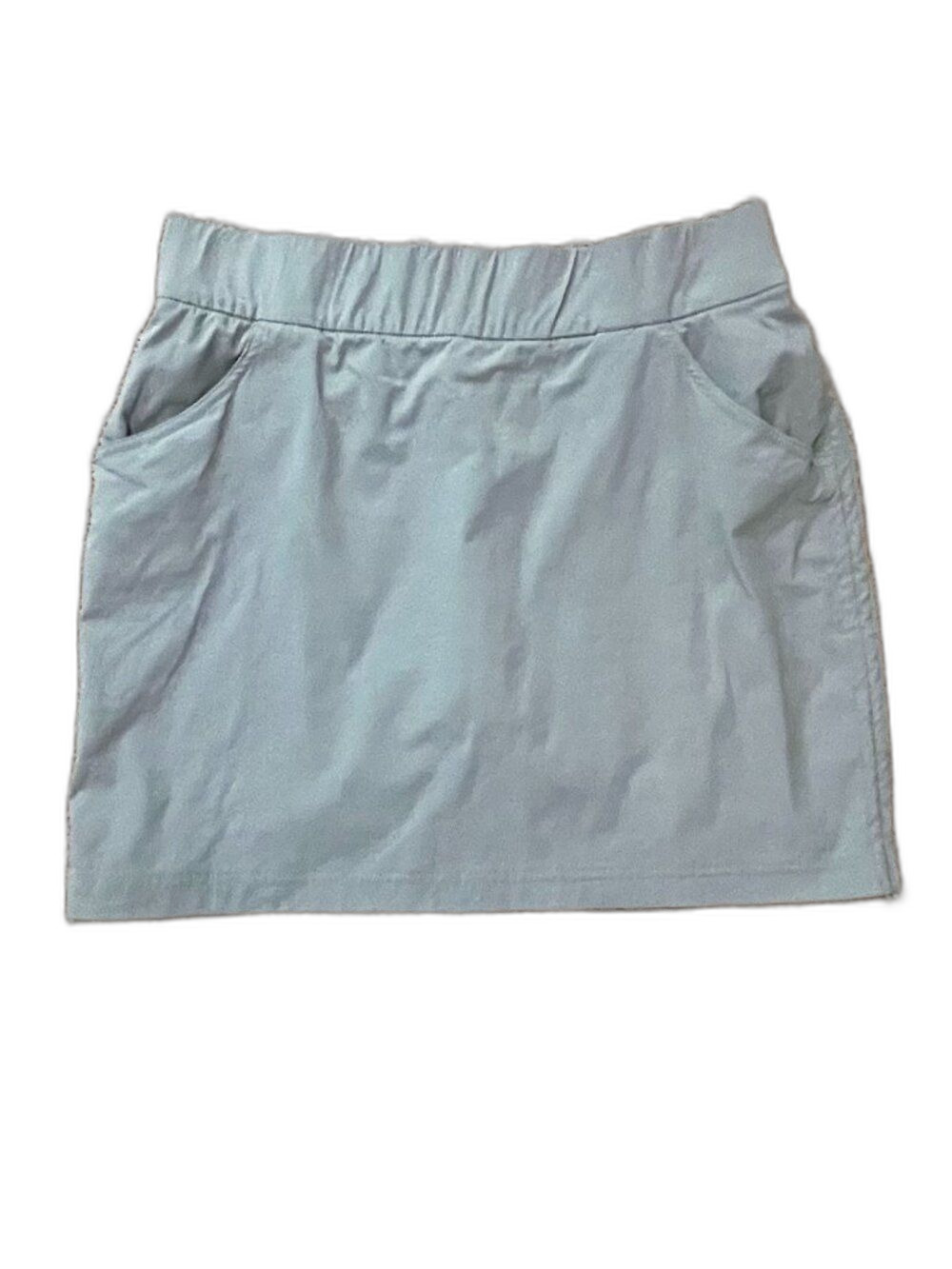 Columbia Ruched Omni-Shade Skort Women’s Large Blue Athletic Hiking Golf Skirt